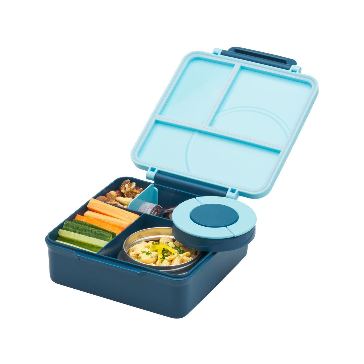 Avanti YumYum Bento Luch Box with Insulated Food Jar Blue