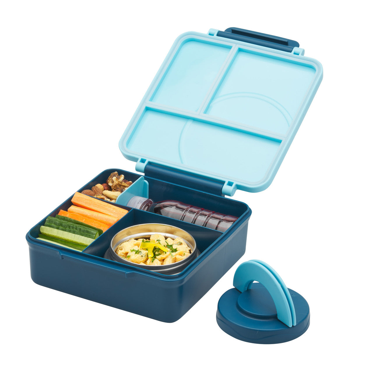Avanti YumYum Bento Luch Box with Insulated Food Jar Blue