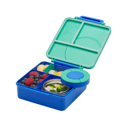 Avanti Yum Yum Bento Lunch Box with Insulated Food Jar Green