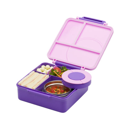 YumYum Bento Luch Box with Insulated Food Jar Violet