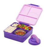 YumYum Bento Luch Box with Insulated Food Jar Violet