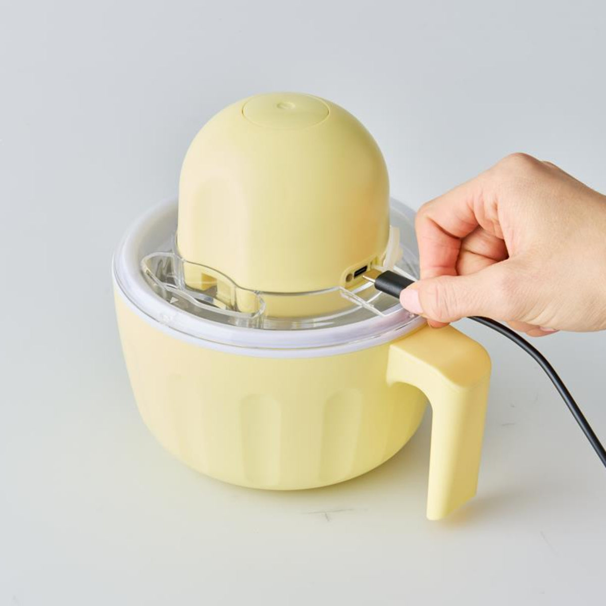Portable Wireless Ice Cream Maker - Lemon