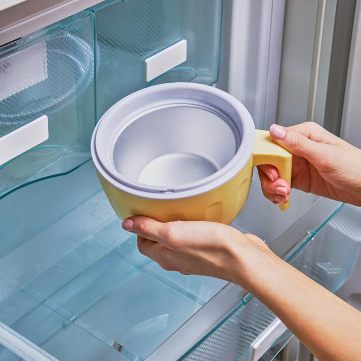 Portable Wireless Ice Cream Maker - Lemon