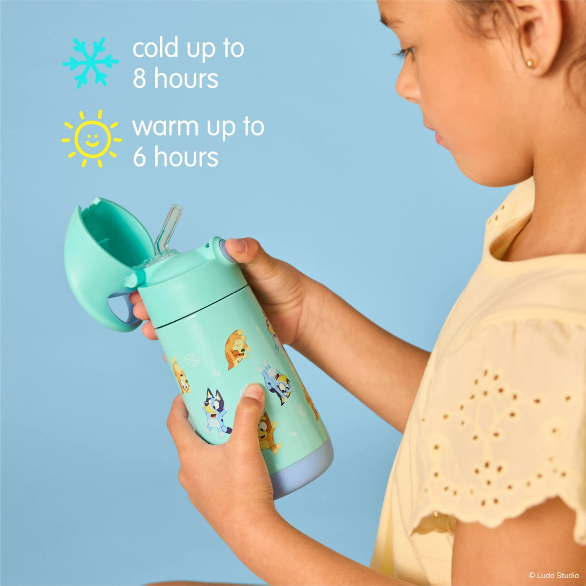 350mL Insulated Drink Bottle – Bluey Playtime