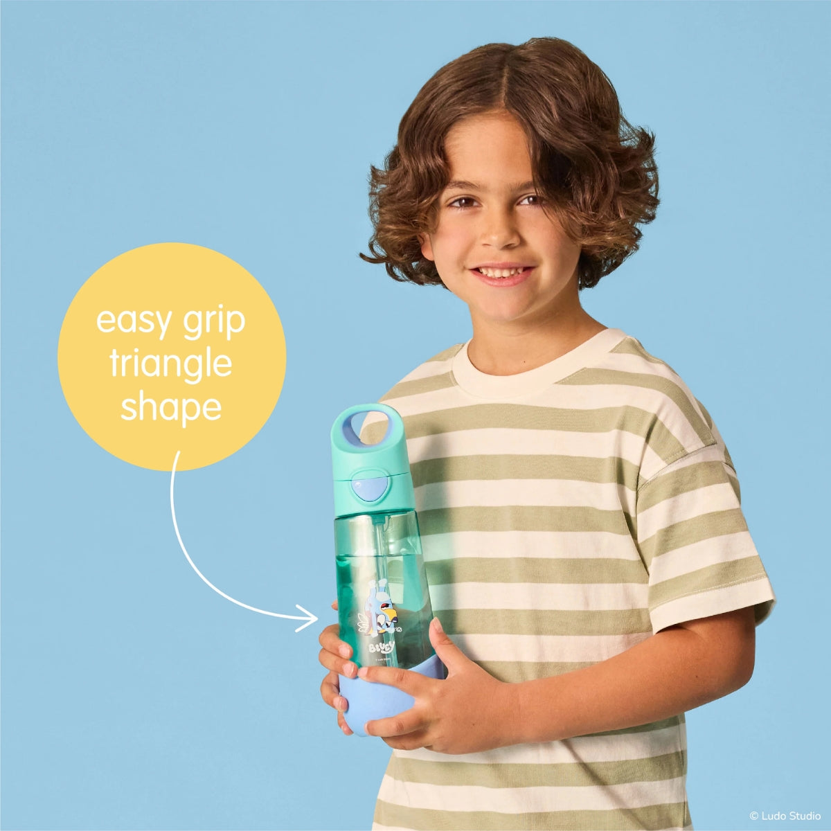 b.box Tritan Drink Bottle 600ml - Bluey Playtime