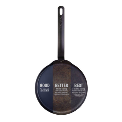 Evolv Pre-Seasoned Carbon Steel Crepe Pan 24cm