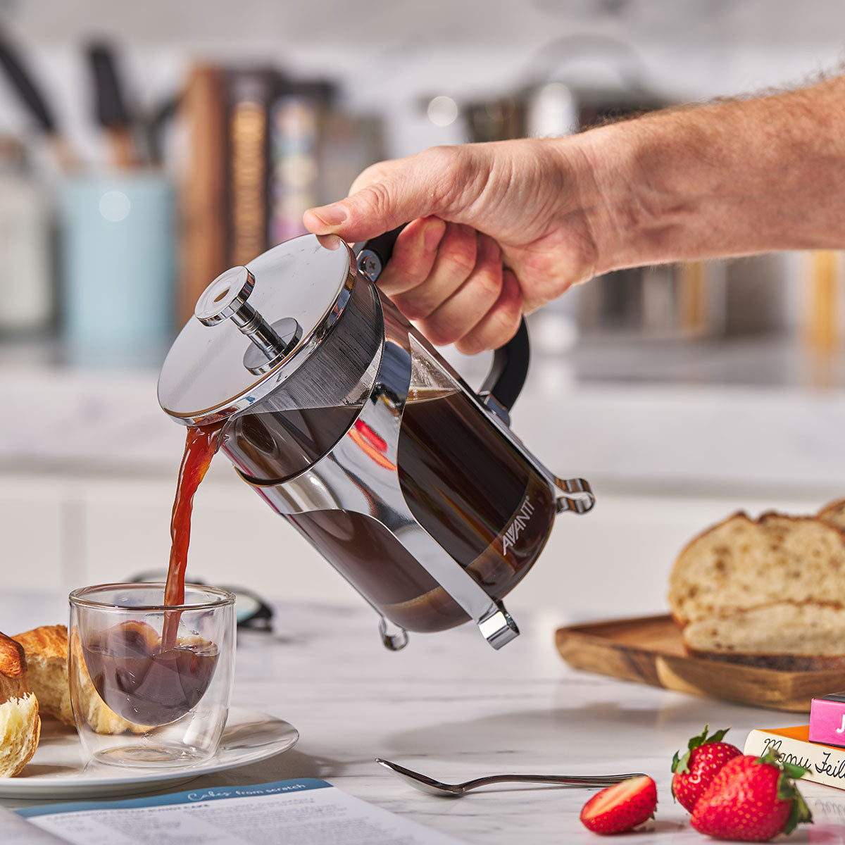 Cafe Press Glass Coffee Plunger - 6 Cup| Avanti