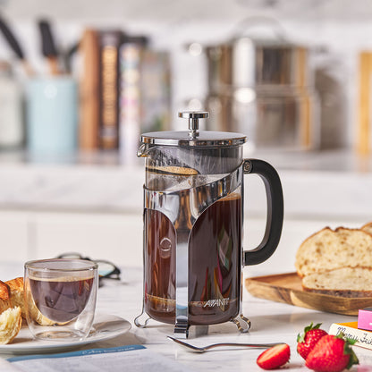 Avanti Glass Coffee Plunger Cafe Press - 8 Cup Brewing