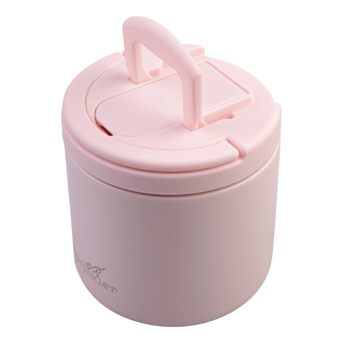 Harley Insulated Food Flask With Spork 500ml - Blush Pink