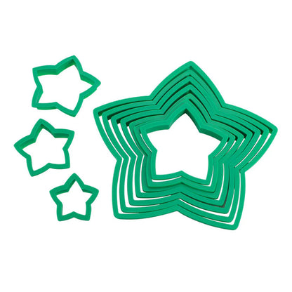 Star Christmas Tree Cookie Cutter Set Of 10
