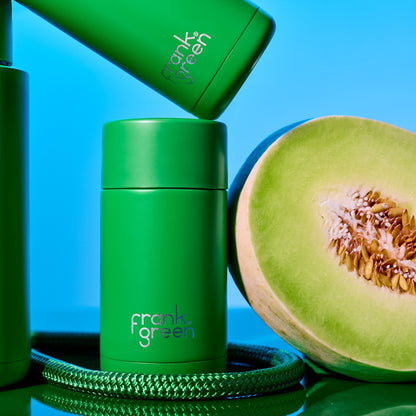 frank green 12oz Reusable Cup - Push Button Lid - Evergreen