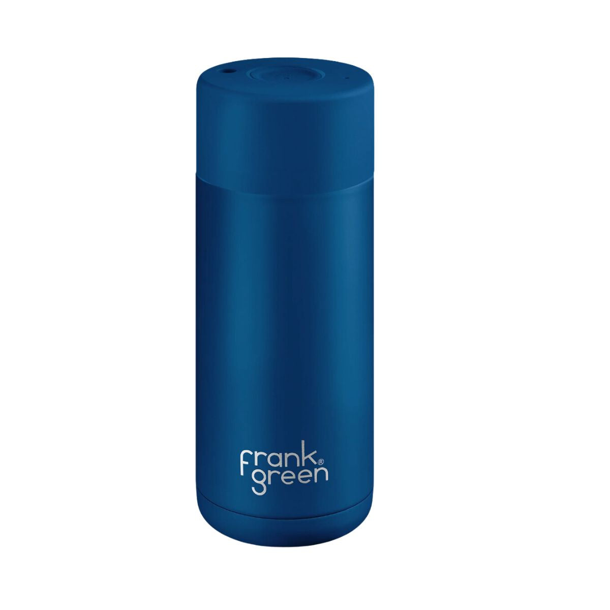 16oz Reusable Cup - Push Button Lid - Deep Ocean | Frank Green | Matchbox