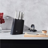 7 Piece Acacia Knife Block and Sharpener