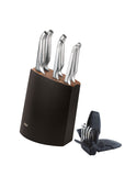 Furi 7 Piece Acacia Knife Block and Sharpener