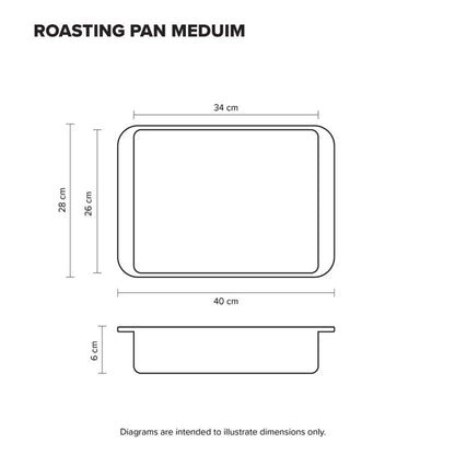 Scanpan Elektra Roaster Medium 34 x 26 x 6cm