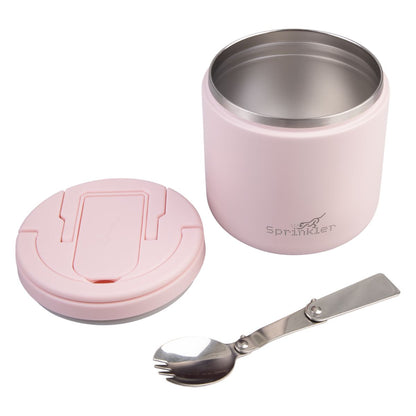 Harley Insulated Food Flask With Spork 500ml - Blush Pink