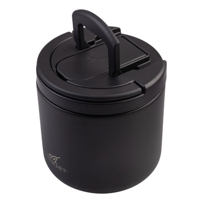 Harley Insulated Food Flask With Spork 500ml - Black