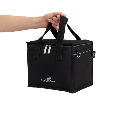 Fergus Insulated Canvas Lunch Bag - Black