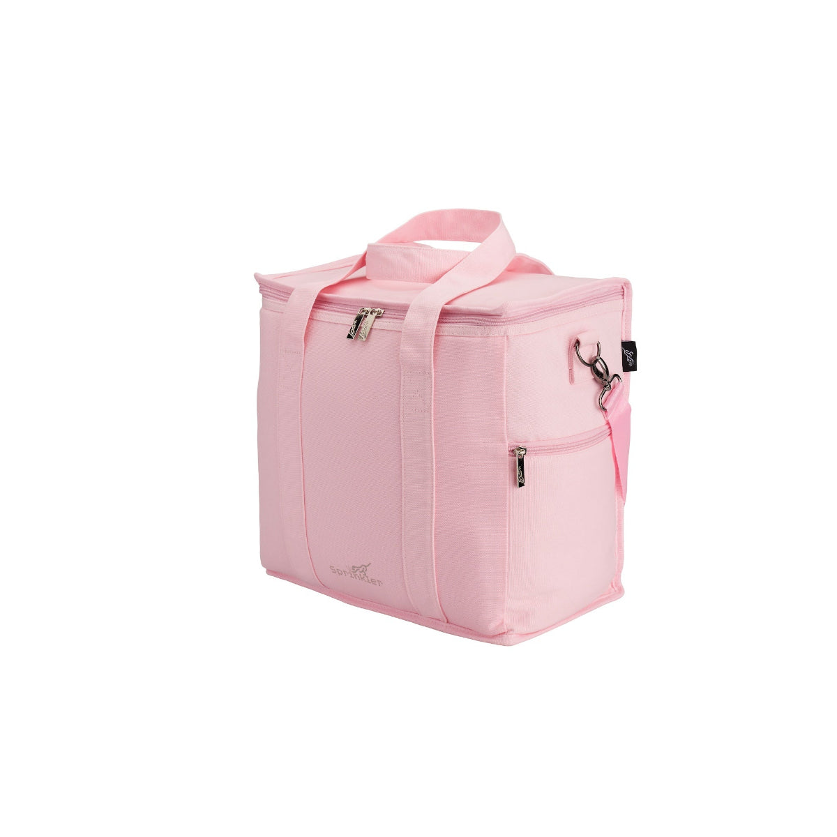 Millie Insulated Canvas Lunch Bag, Medium - Blush