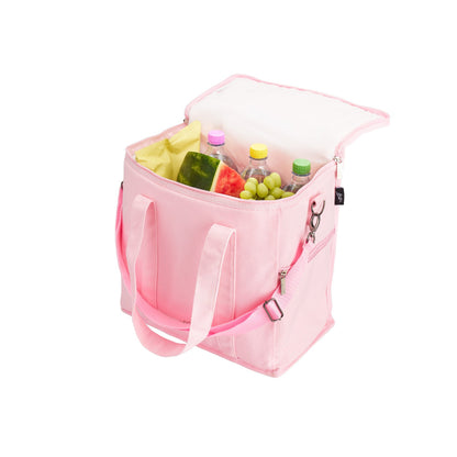 Millie Insulated Canvas Lunch Bag, Medium - Blush