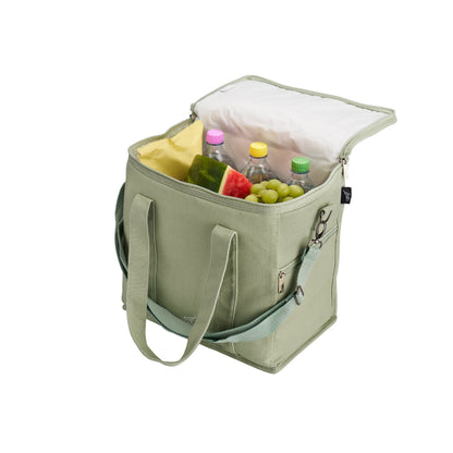 Millie Insulated Canvas Lunch Bag, Medium - Agave