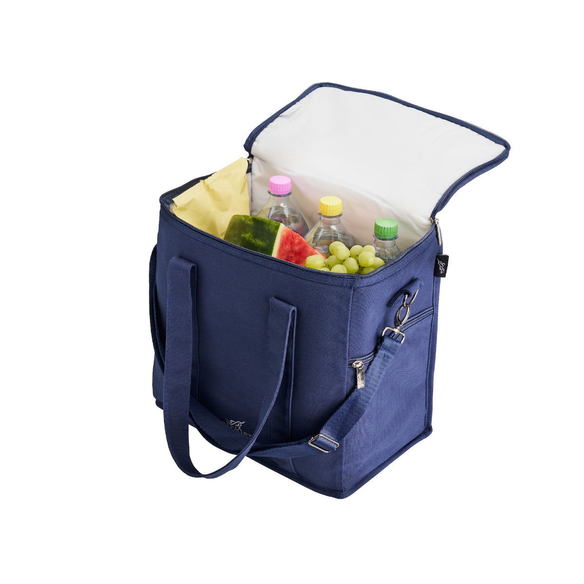 Millie Insulated Canvas Lunch Bag, Medium - Navy