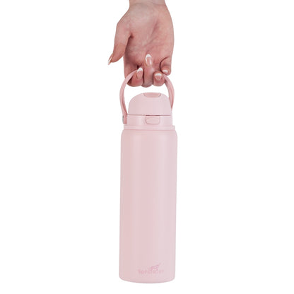 Leo Sip and Chug Insulated Bottle 950ml - Blush Pink