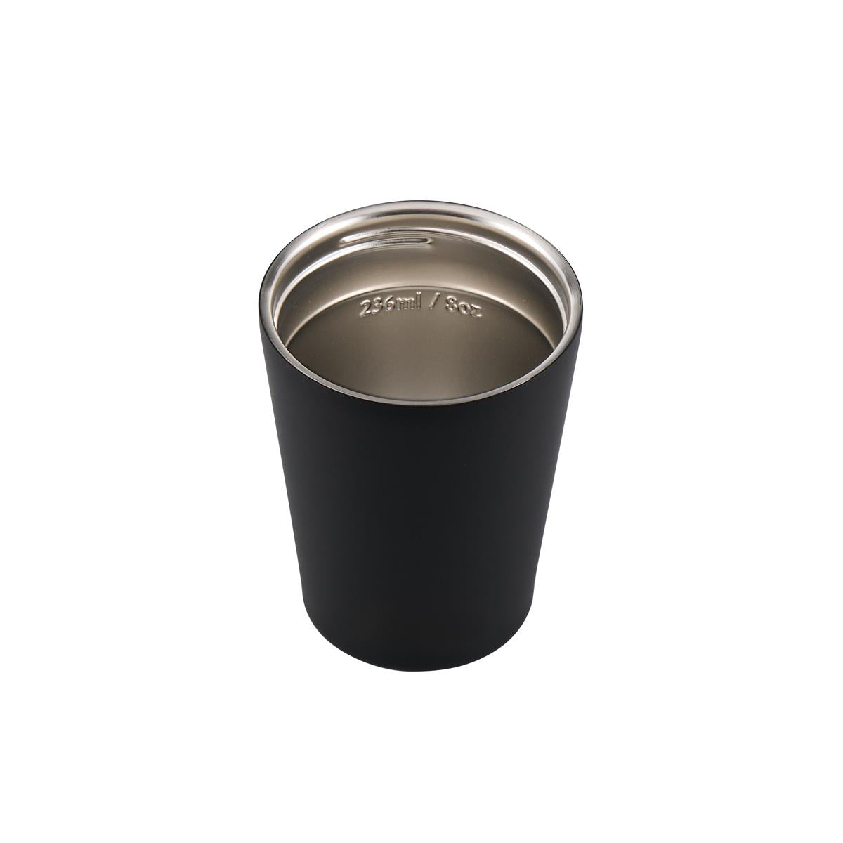 Luna Double Wall Insulated Cup 236ml / 8oz - Black