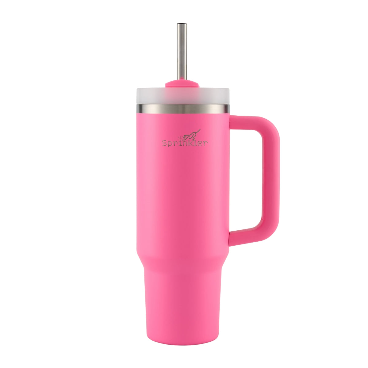 Sprinkler Sunny Insulated Tumbler with Straw Lid 1L - Knockout Pink