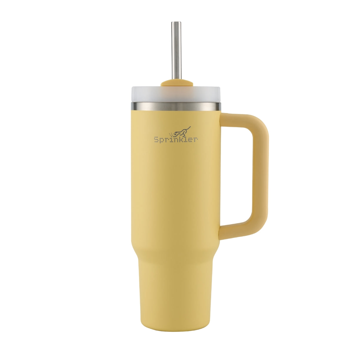 Sprinkler Sunny Insulated Tumbler with Straw Lid 1L - Popcorn