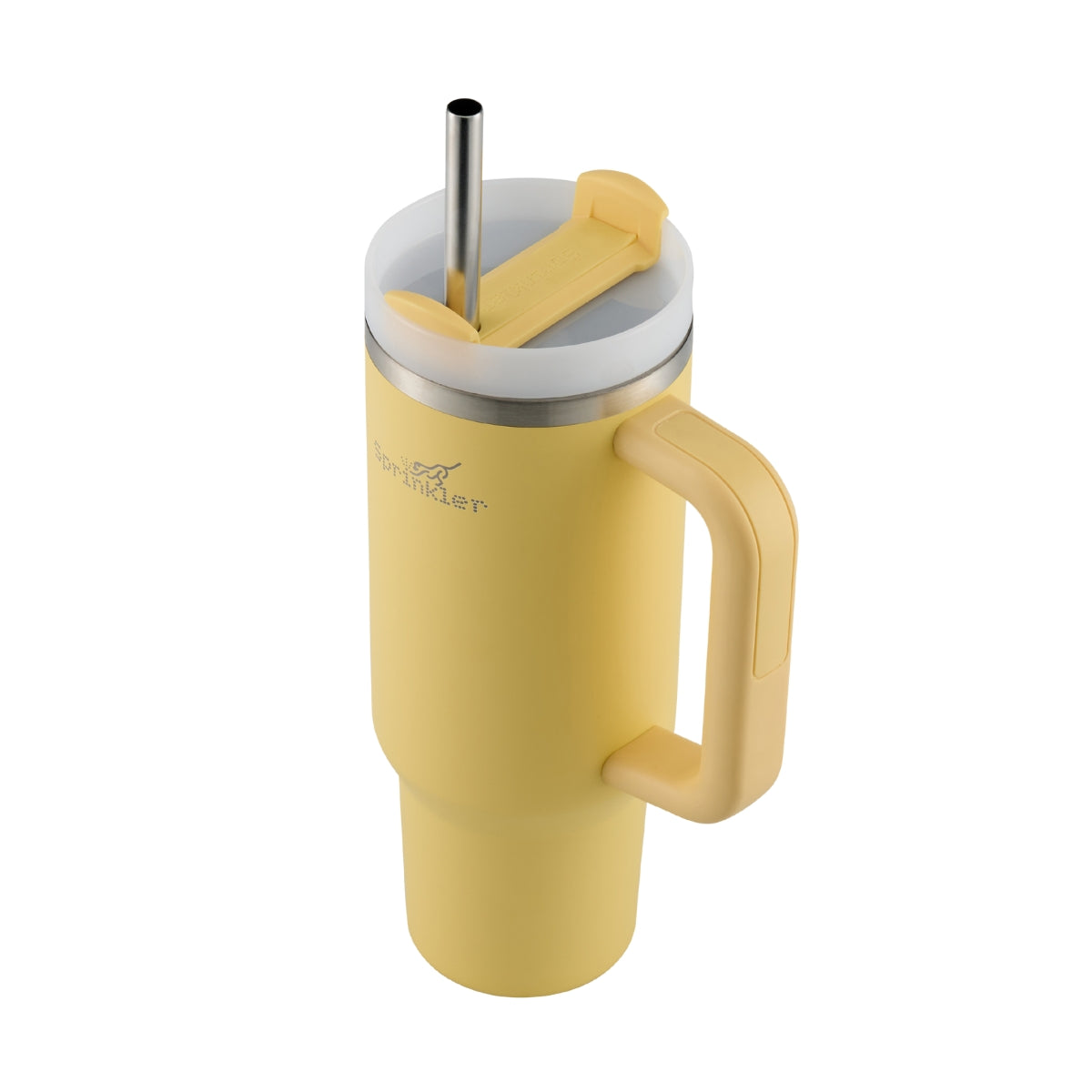 Sprinkler Sunny Insulated Tumbler with Straw Lid 1L - Popcorn