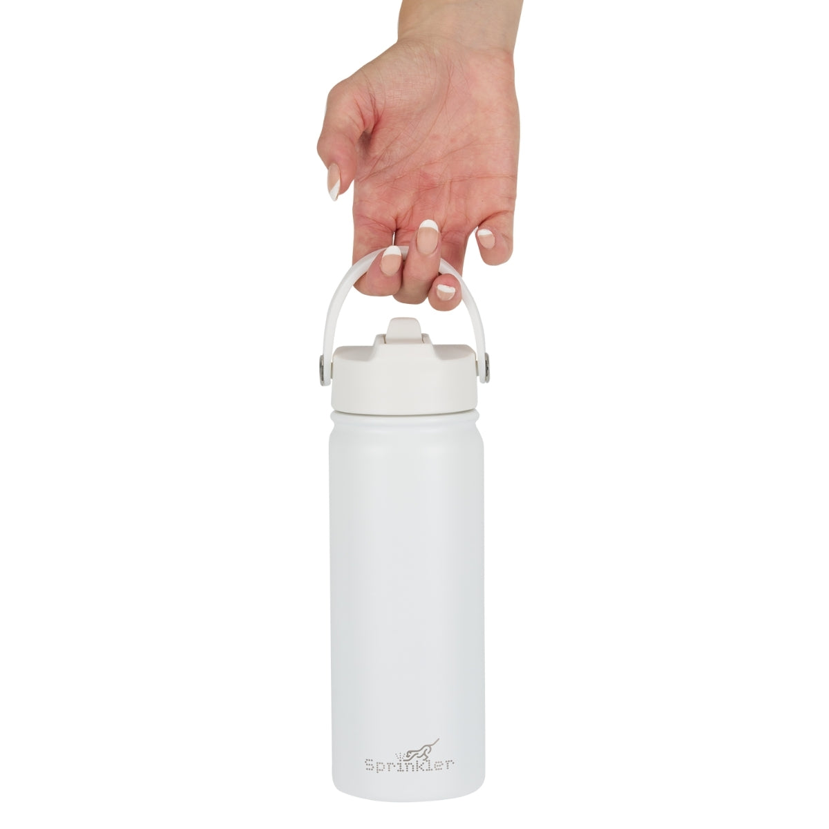 Bella Sipper Insulated Bottle 550ml - Brilliant White