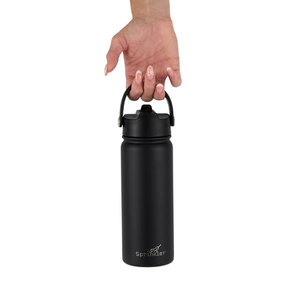 Bella Sipper Insulated Bottle 550ml - Black