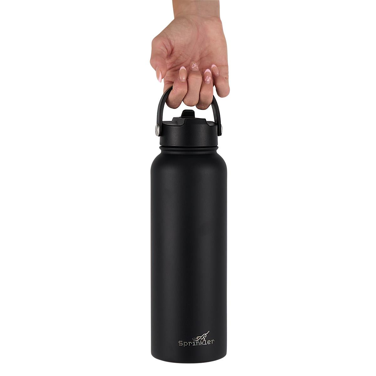 Bella Sipper Insulated Bottle 1.1 Litre - Black