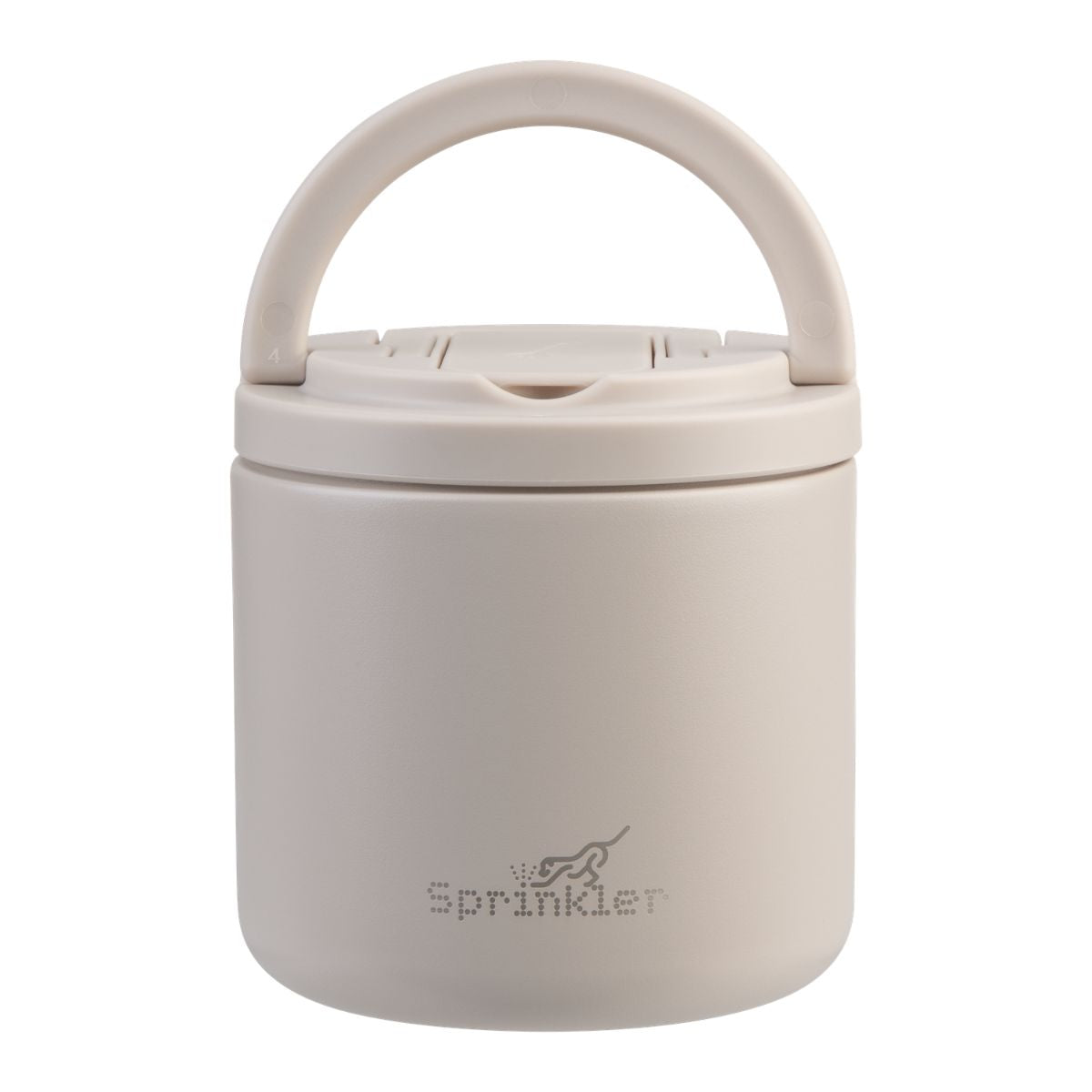 Harley Insulated Food Flask With Spork 500ml - Grey Morn