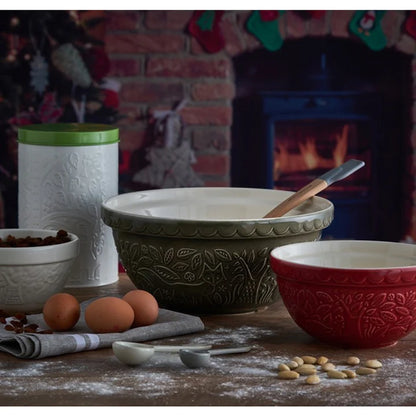 In the Forest Burgundy Mixing Bowl 21Cm