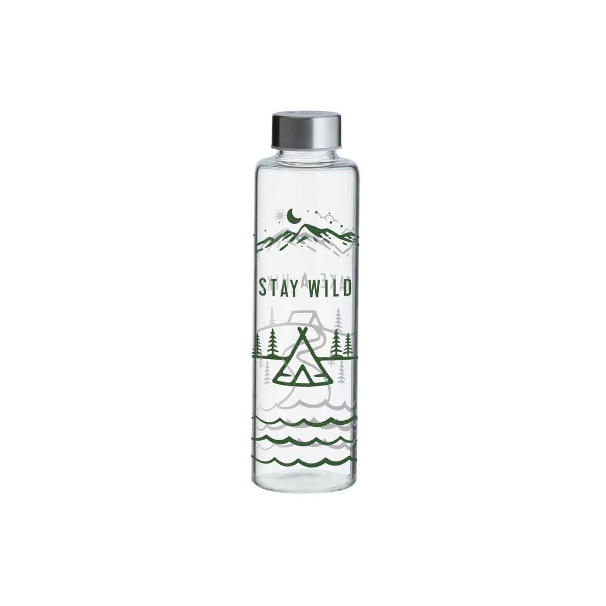 Typhoon Stay Wild Glass Bottles 600ml