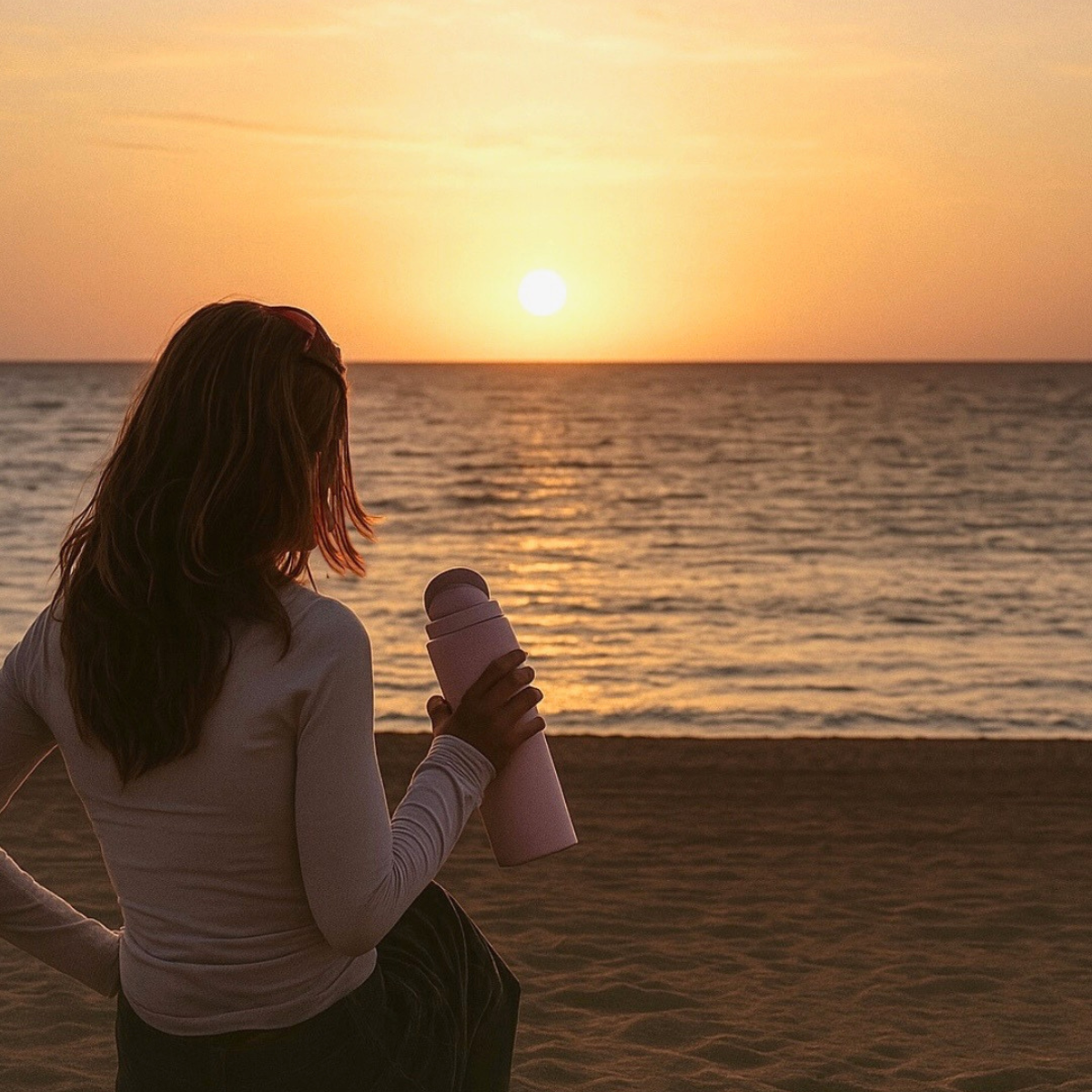 Leo Sip and Chug Insulated Bottle 950ml - Blush Pink