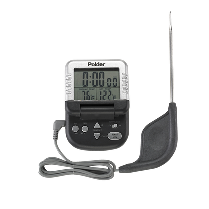 Polder Digital In Oven Thermometer & Timer Close Up