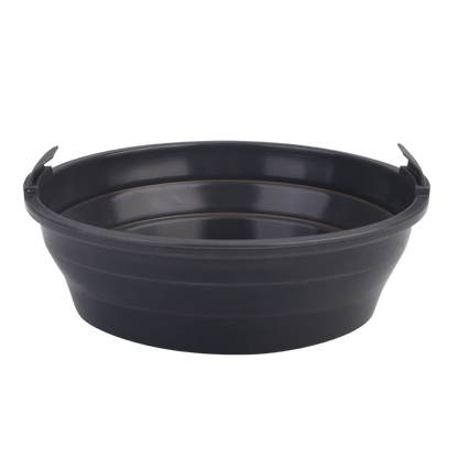 Daily Bake Silicone Round Collapsible Air Fryer Basket from Side View