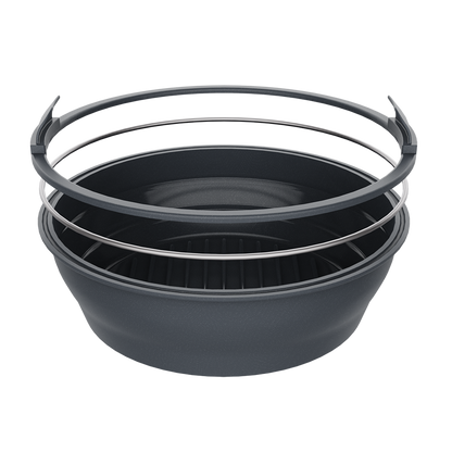 Steel Reinforced Daily Bake Silicone Round Collapsible Air Fryer Basket