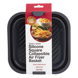 Daily Bake Silicone Square Collapsible Air Fryer Basket in Packaging