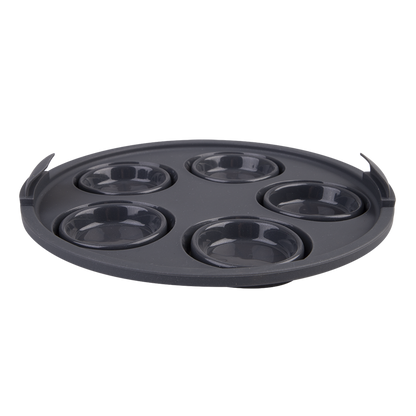Daily Bake Silicone Round Collapsible 5 Cup Muffin Pan 22cm