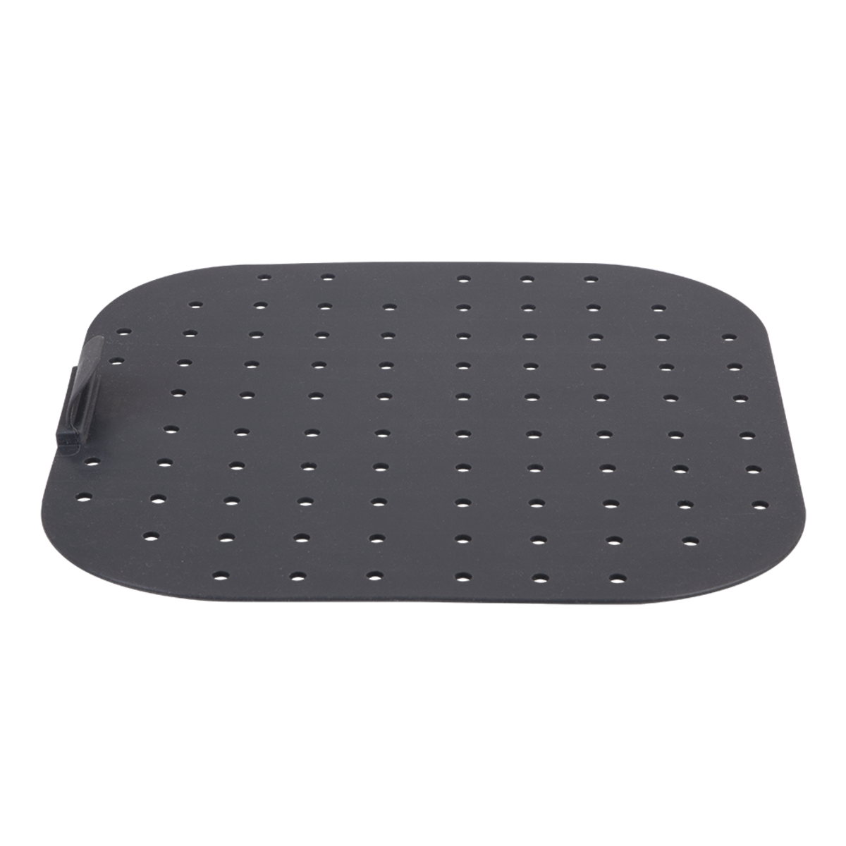 Top angle view of the Daily Bake Silicone Square Air Fryer