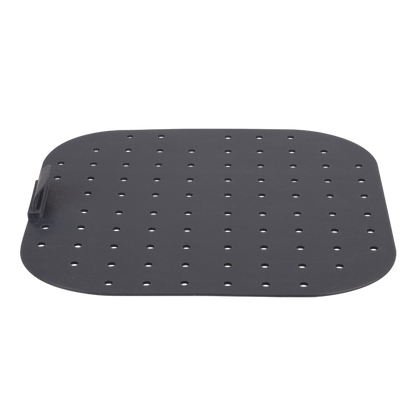 Top angle view of the Daily Bake Silicone Square Air Fryer