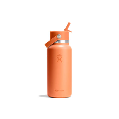 32oz Wide Flex Straw Cap Nectar Orange