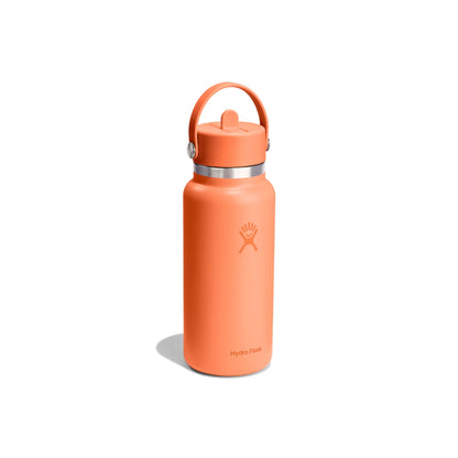 32oz Wide Flex Straw Cap Nectar Orange