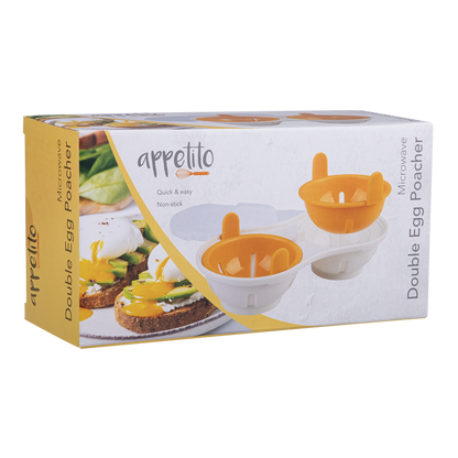 Microwave Double Egg Poacher