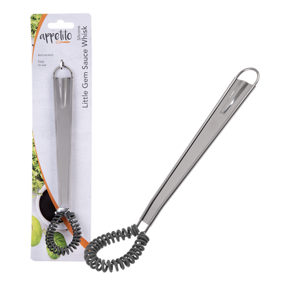 Appetito Silicone Little Gem Whisk with Packaging Shot