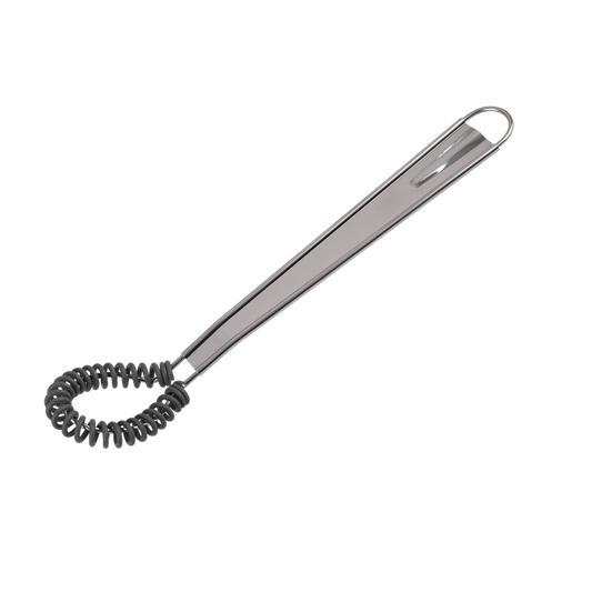 Appetito Silicone Little Gem Sauce Whisk - Charcoal Grey